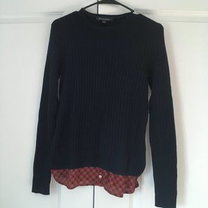 Brooks Brother Merino Wool Sweater with print shirt style - M